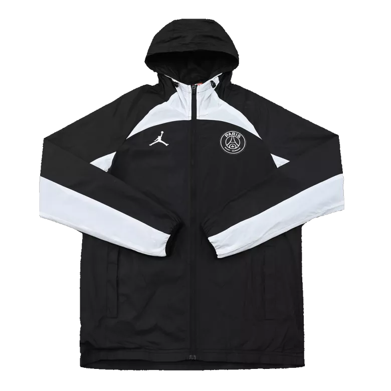PSG Hoodie Windbreaker Jacket 2022/23 - Black - vstockx