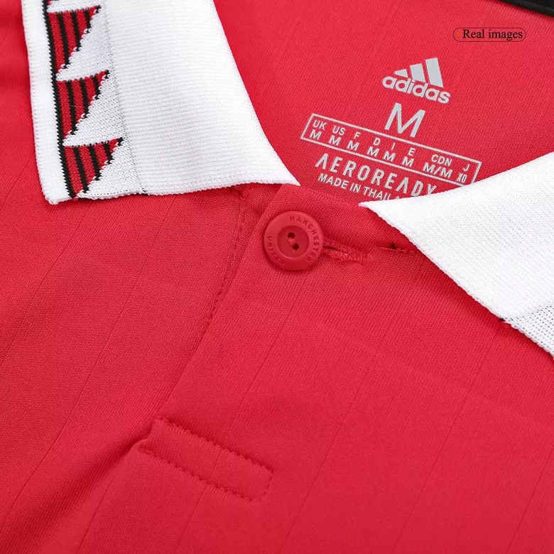 Manchester United Home Long Sleeve Soccer Jersey 2022/23 - vstockx