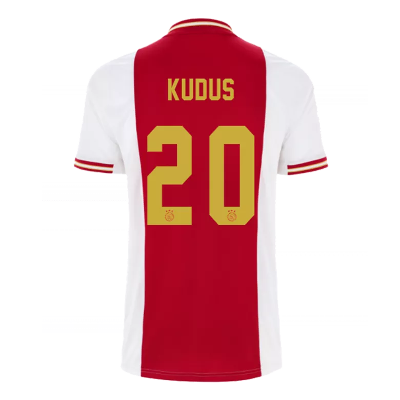 KUDUS #20 Ajax Home Soccer Jersey 2022/23 - vstockx