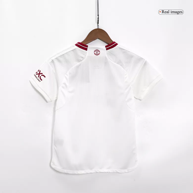 Manchester United Third Away Kids Soccer Jerseys Full Kit 2023/24 - vstockx