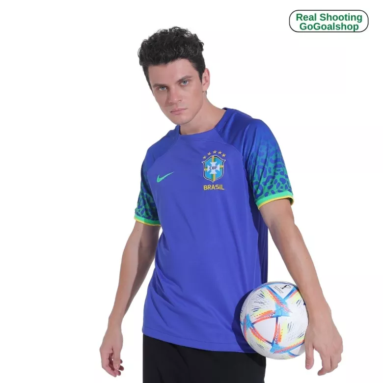 Brazil Away Soccer Jersey 2022 - vstockx