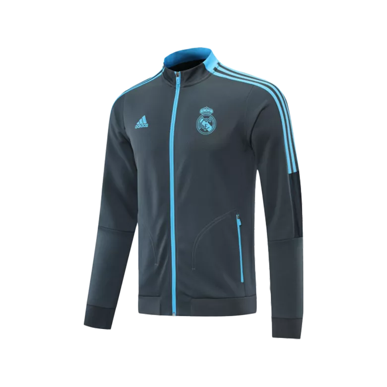 Real Madrid Track Jacket 2021/22 - Gray - vstockx