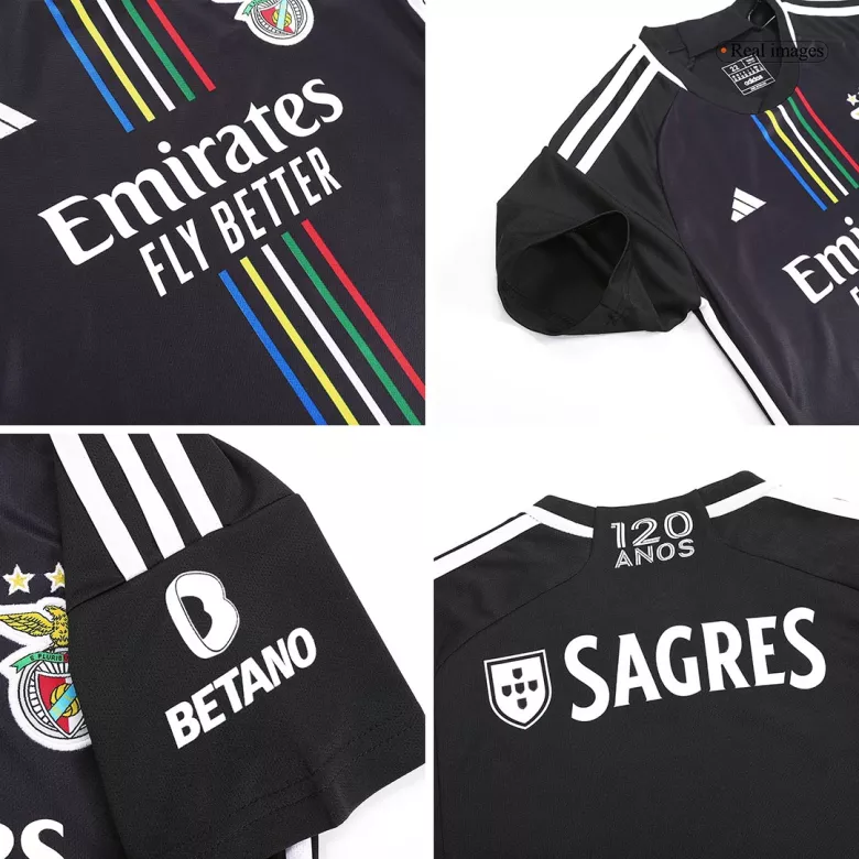 Benfica Away Kids Soccer Jerseys Kit 2023/24 - vstockx