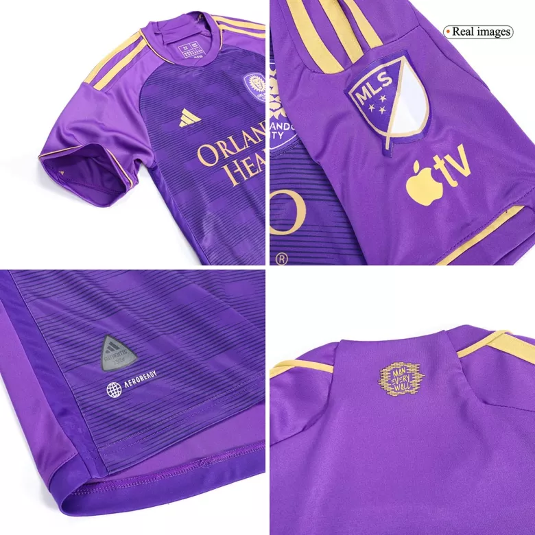 Orlando City Home Kids Jerseys Kit 2023 - vstockx