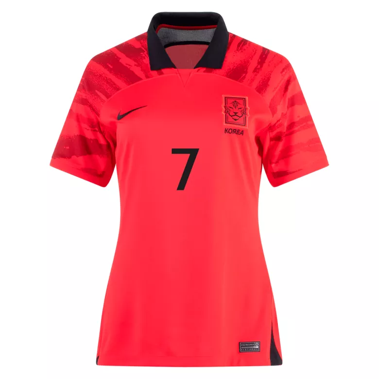 H M SON #7 South Korea Home Jersey World Cup 2022 Women - vstockx