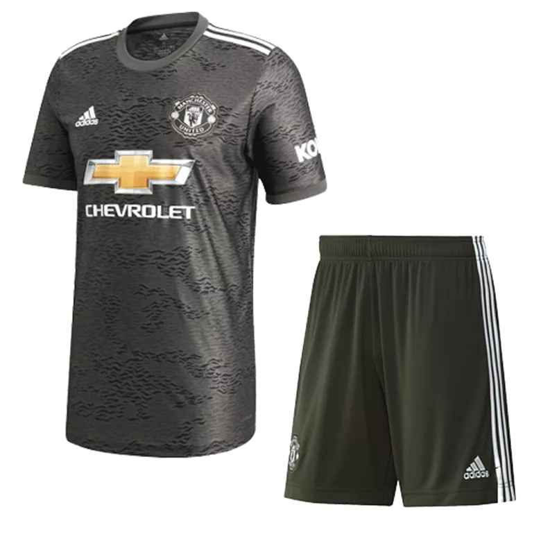 Manchester United Away Kids Soccer Jerseys Kit 2020/21 - vstockx