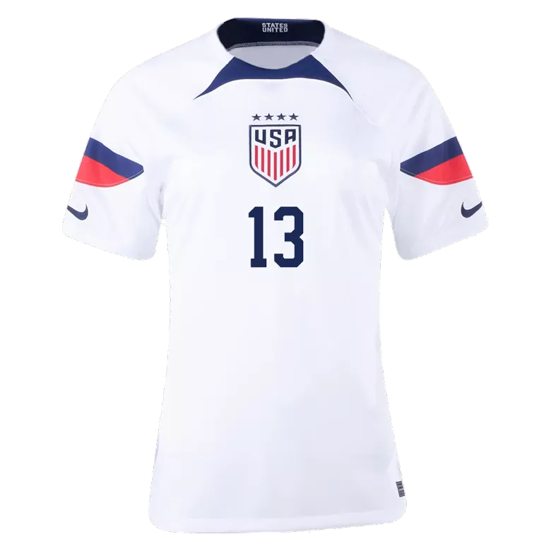 MORGAN #13 USA Home Jersey World Cup 2022 Women - vstockx