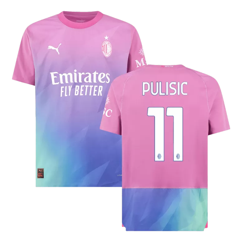 PULISIC #11 AC Milan Third Away Authentic Soccer Jersey 2023/24 - vstockx