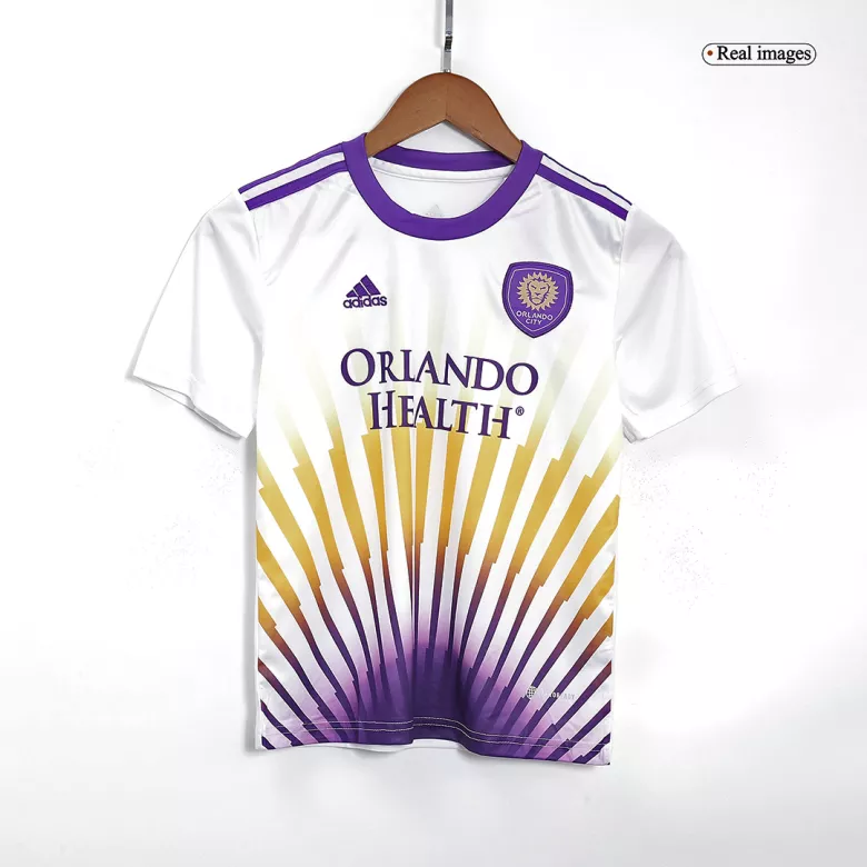 Orlando City Away Kids Soccer Jerseys Kit 2022 - vstockx