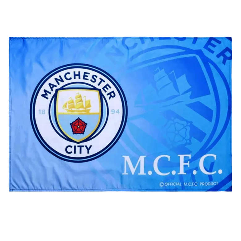 Manchester City Team Flag Blue - vstockx