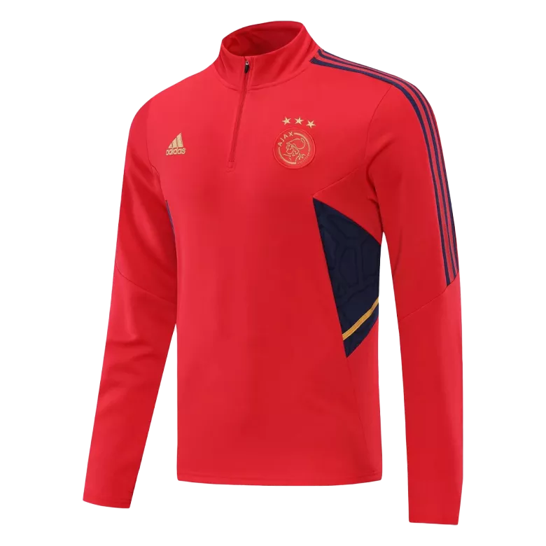 Ajax 1/4 Zip Tracksuit 2022/23 Red - vstockx