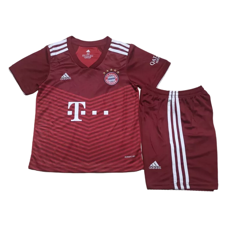 Bayern Munich Home Kids Soccer Jerseys Kit 2021/22 - vstockx