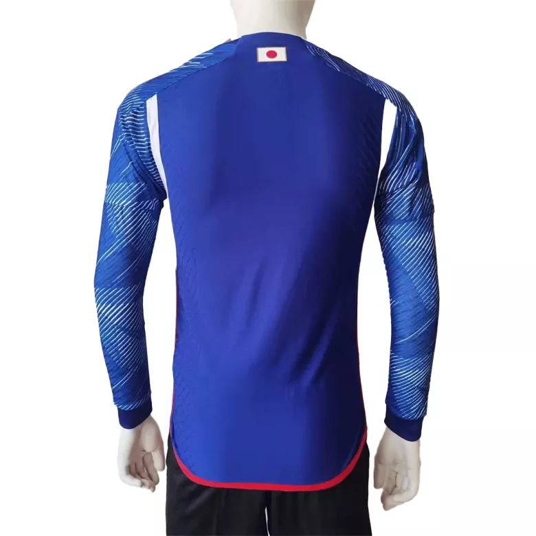 Authentic Japan Home Long Sleeve Soccer Jersey 2022 - vstockx