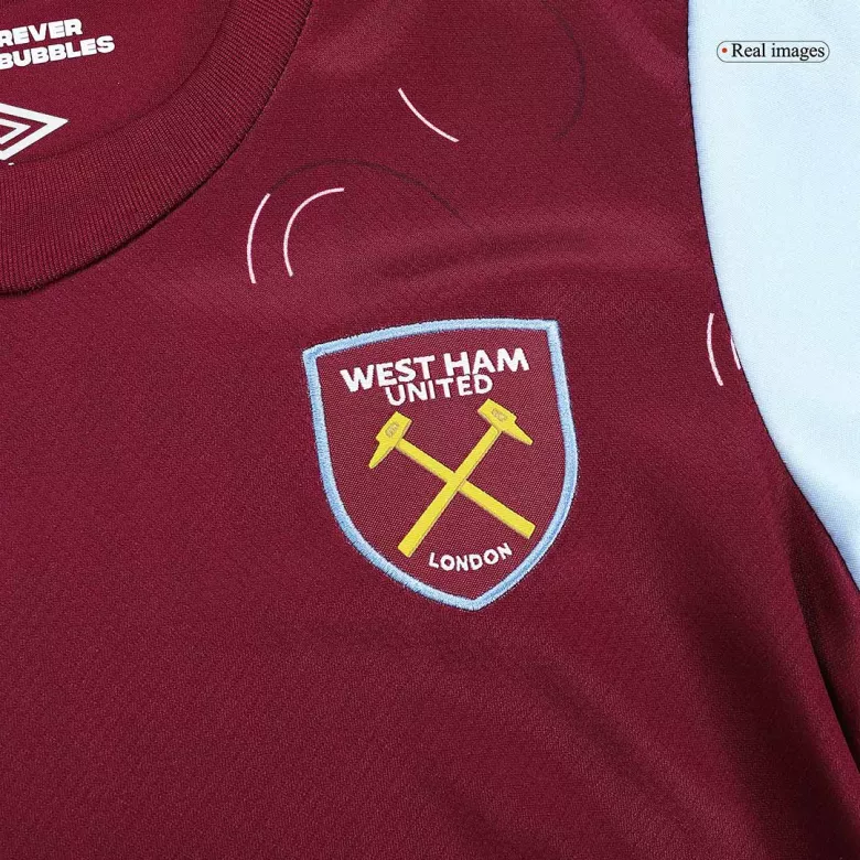 West Ham United Home Kids Soccer Jerseys Kit 2023/24 - vstockx