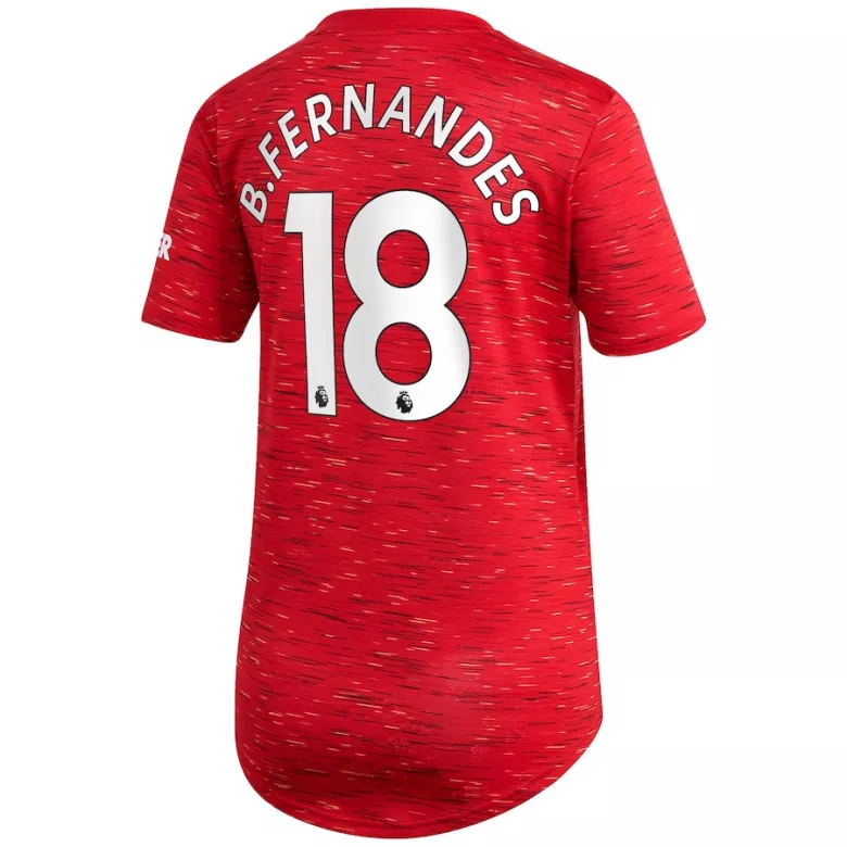B.FERNANDES #18 Manchester United Home Soccer Jersey 2020/21 Women - vstockx