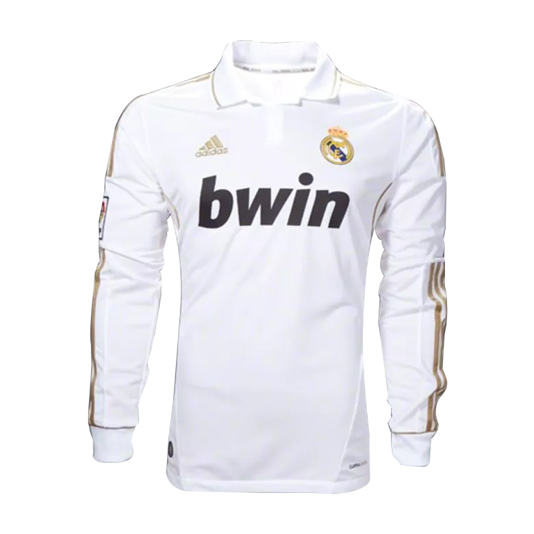 Vintage Soccer Jersey Real Madrid Home Long Sleeve 2011/12              �� - vstockx