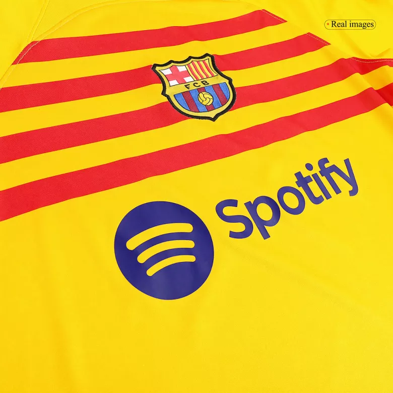 Barcelona Fourth Away Long Sleeve Soccer Jersey 2022/23 - vstockx