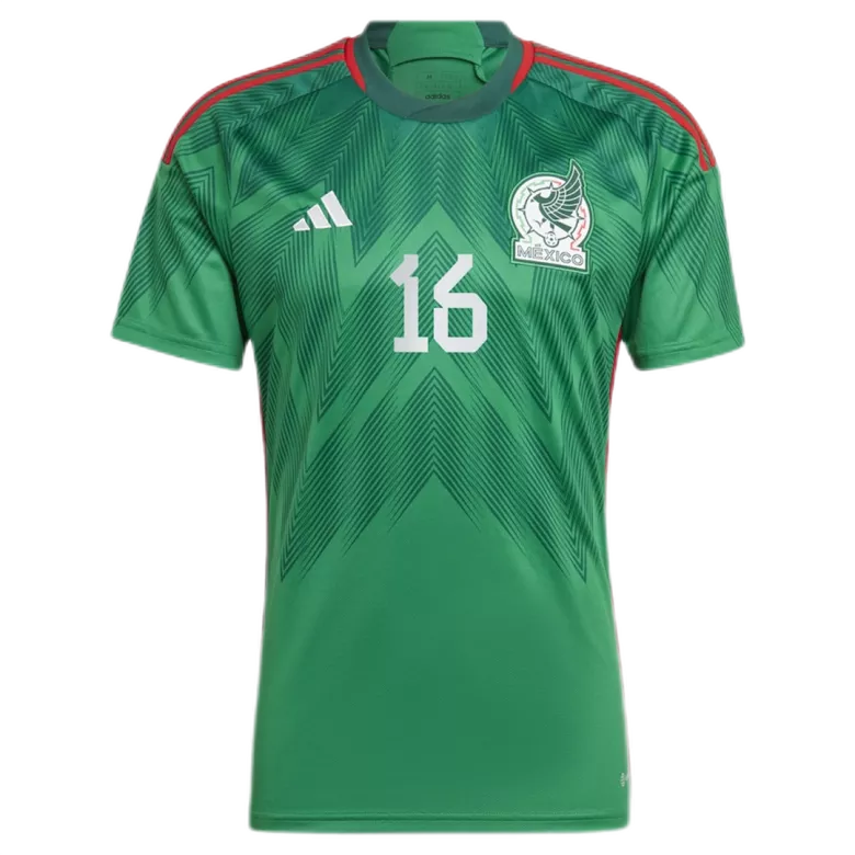 H.HERRERA #16 Mexico Home Jersey World Cup 2022 - vstockx