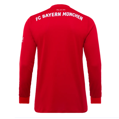 Bayern Munich Home Long Sleeve Soccer Jersey 2019/20 - vstockx