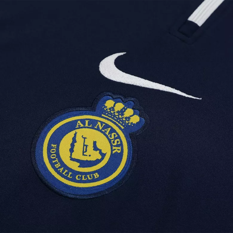 Al Nassr 1/4 Zip Tracksuit 2023/24 Blue&Black - vstockx