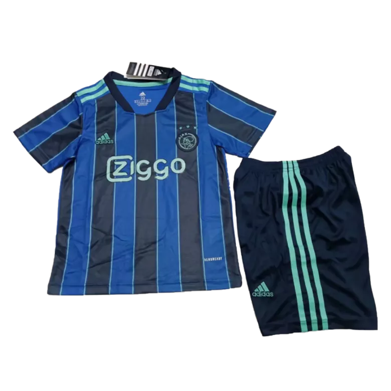 Ajax Away Kids Soccer Jerseys Kit 2021/22 - vstockx