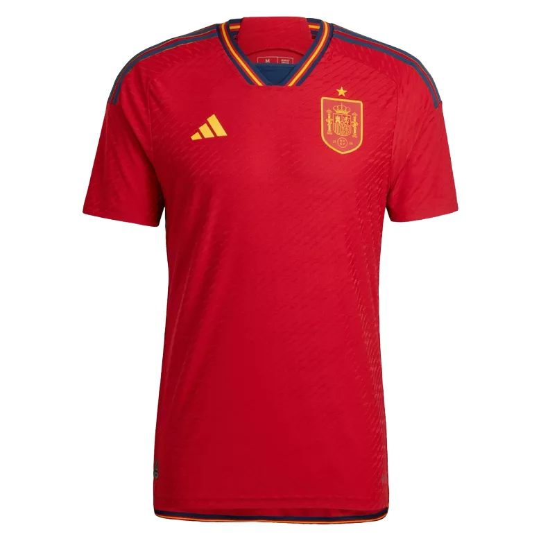 Spain Home Authentic Jersey World Cup 2022 - vstockx
