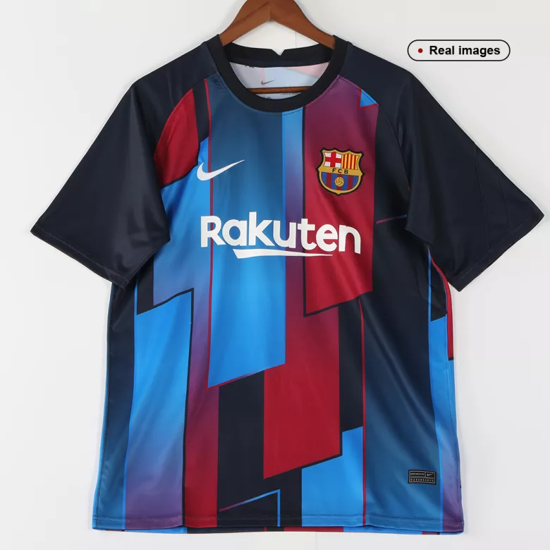 Barcelona Pre-Match Jerseys Kit 2021/22 - vstockx