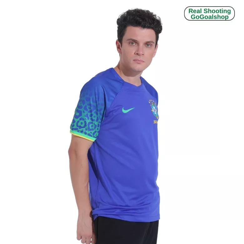 Brazil Away Soccer Jersey 2022 - vstockx