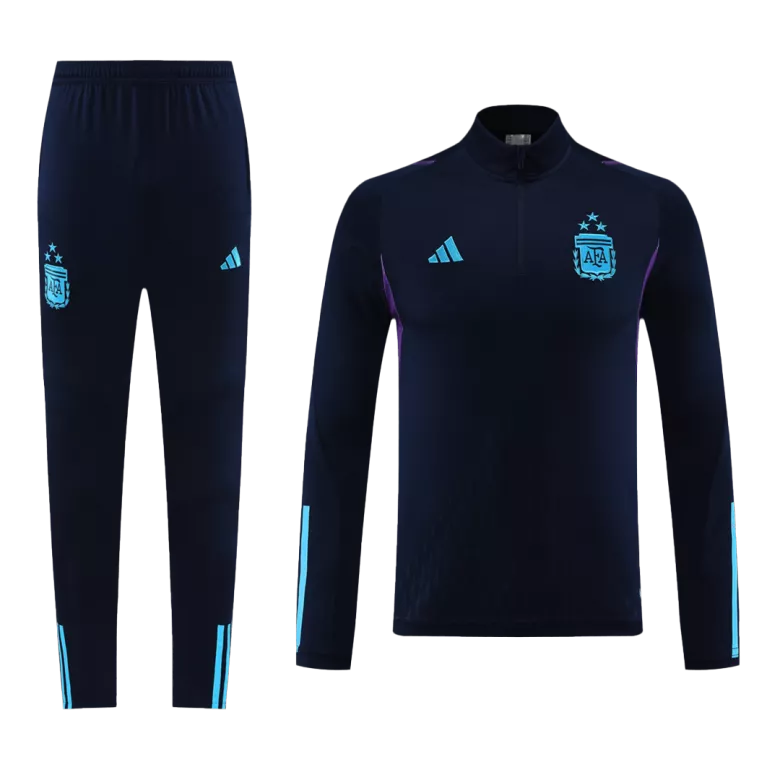 Argentina 1/4 Zip Tracksuit 2023/24 Navy - vstockx