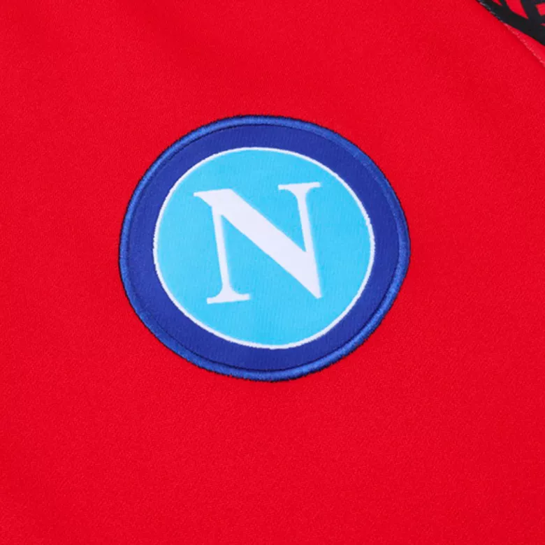 Napoli 1/4 Zip Tracksuit 2023/24 Kids Red - vstockx
