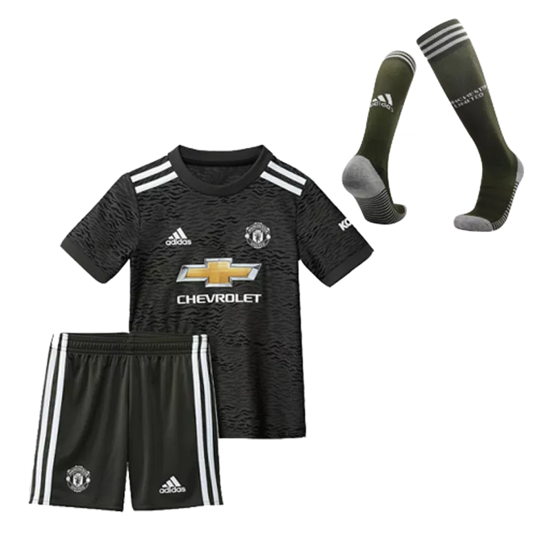 Manchester United Away Kids Soccer Jerseys Kit 2020/21 - vstockx