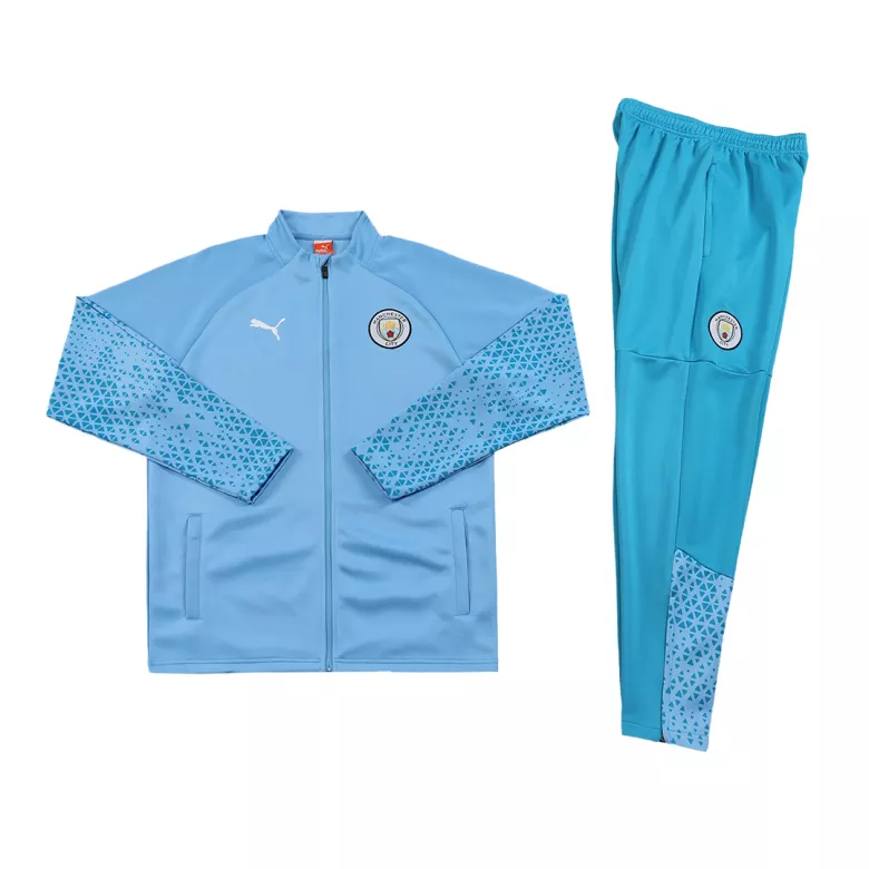 Manchester City Jacket Tracksuit 2023/24 Blue - vstockx