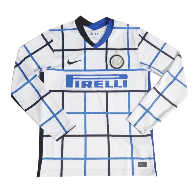 Inter Milan Away Long Sleeve Soccer Jersey 2020/21 - vstockx