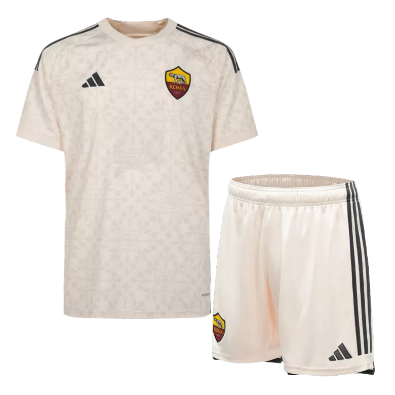 Roma Away Kids Soccer Jerseys Kit 2023/24 - vstockx