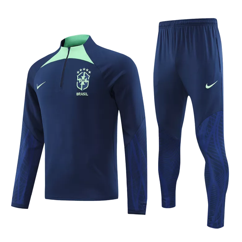 Brazil 1/4 Zip Tracksuit 2022 Navy - vstockx