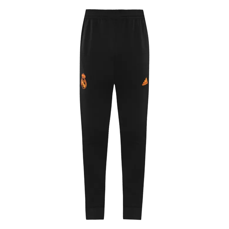 Real Madrid Hoodie Jacket Tracksuit 2021/22 Black - vstockx