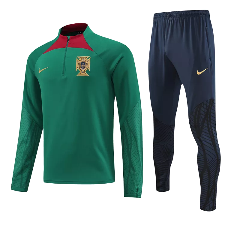 Portugal 1/4 Zip Tracksuit 2022 Green - vstockx