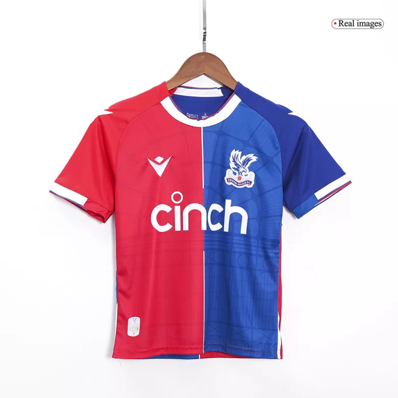 Crystal Palace Home Kids Soccer Jerseys Kit 2023/24 - vstockx