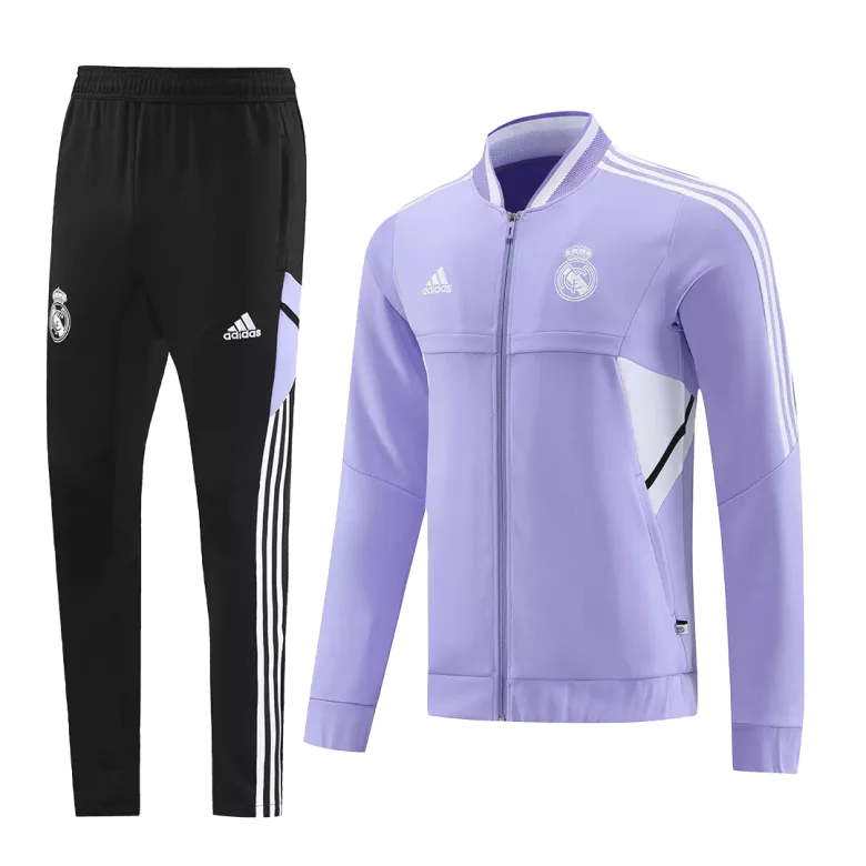 Real Madrid Jacket Tracksuit 2022/23 Purple - vstockx