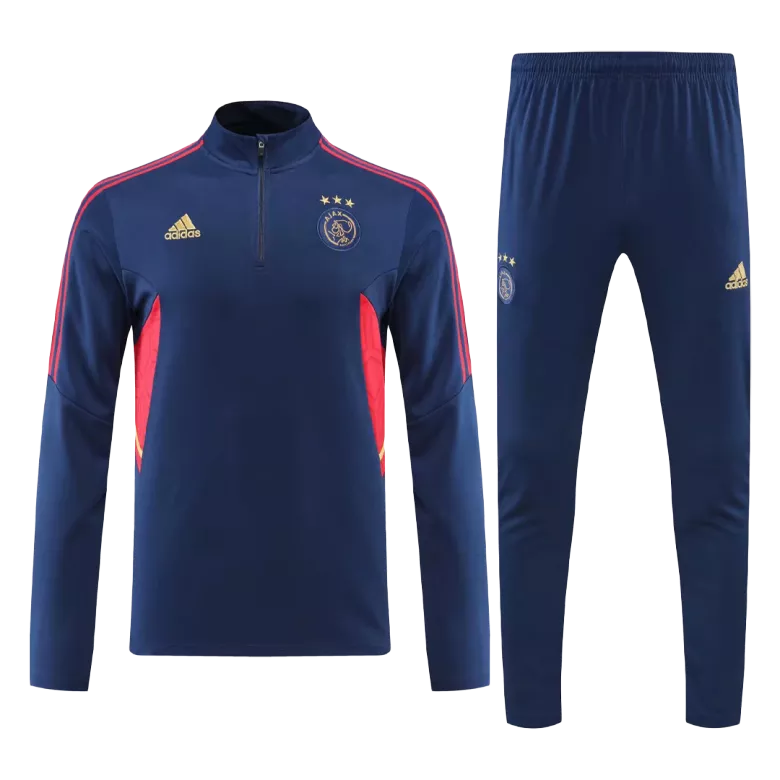 Ajax 1/4 Zip Tracksuit 2022/23 Blue - vstockx