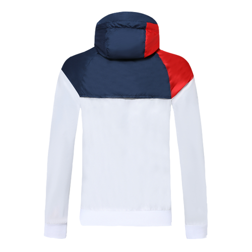 PSG Hoodie Windbreaker Jacket 2019/20 - Red&White              �� - vstockx