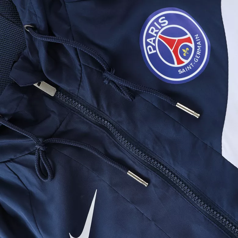 PSG Hoodie Windbreaker Jacket 2022/23 - Navy&White - vstockx