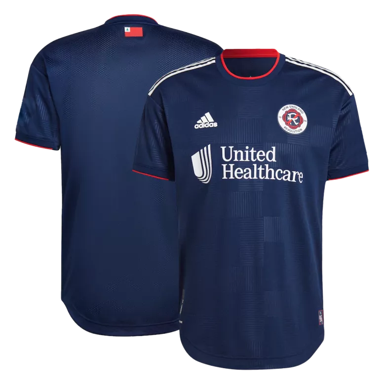 New England Revolution Home Authentic Soccer Jersey 2022 - vstockx