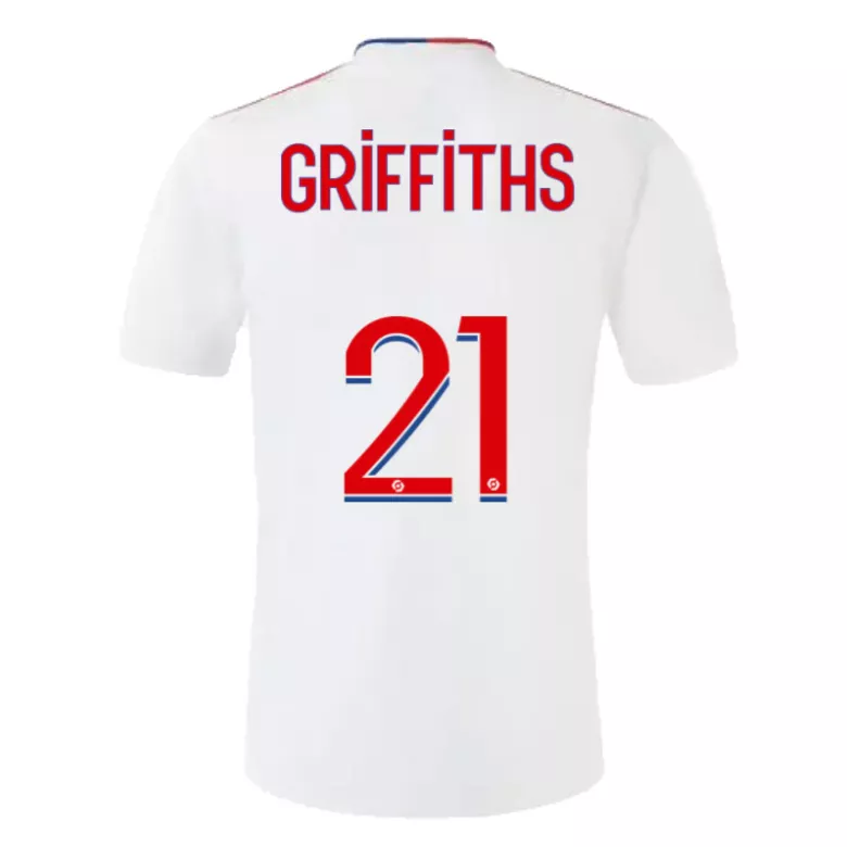 GRIFFITHS #21 Olympique Lyonnais Home Soccer Jersey 2021/22 - vstockx