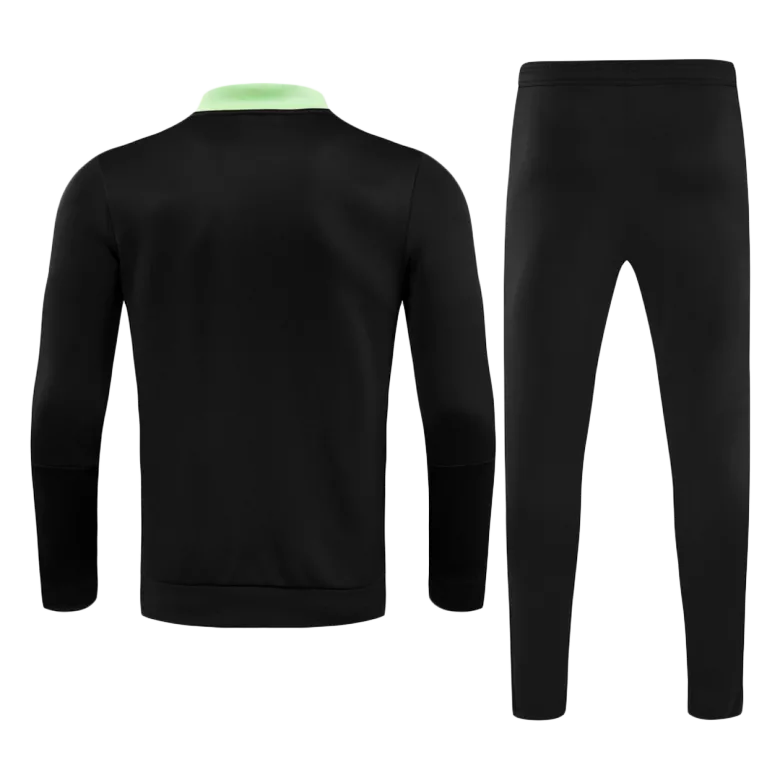 Manchester United Jacket Tracksuit 2021/22 Kids Black - vstockx