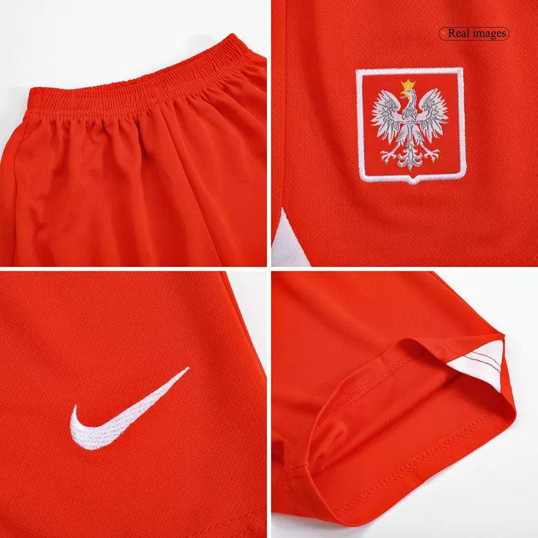 Poland Home World Cup Kids Jerseys Kit 2022 - vstockx