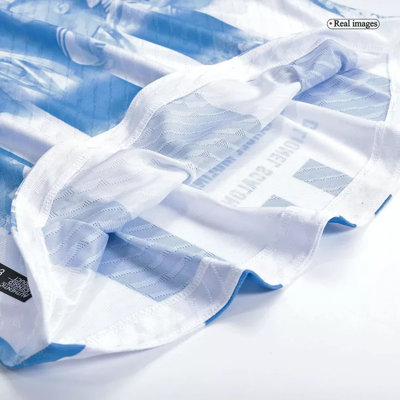 Argentina Three Stars Home Authentic Jersey World Cup 2022-Commemorative - vstockx