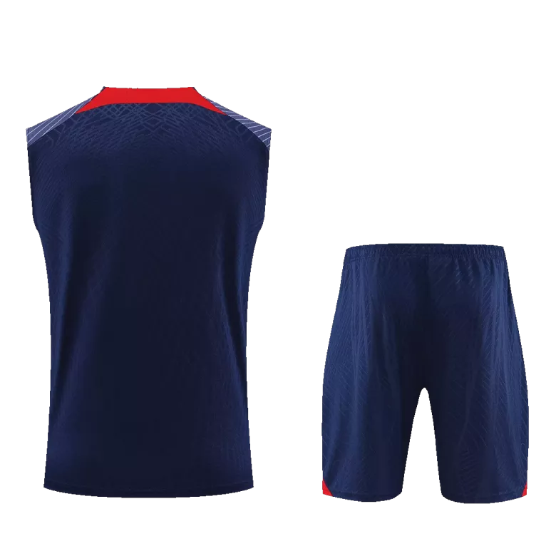 PSG Jerseys Sleeveless Training Kit 2023/24 Navy - vstockx