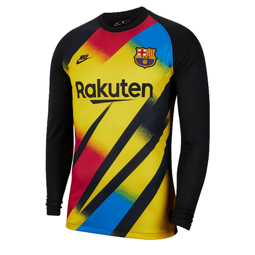 Barcelona Goalkeeper Long Sleeve Soccer Jersey 2019/20              �� - vstockx