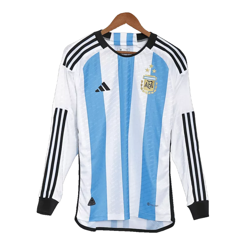 Authentic Argentina Home Long Sleeve Soccer Jersey 2022 - vstockx